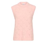 Strickjacke SAINT TROPEZ "Strickweste PavaaniSZ", Damen, Gr. M, rosa (chalk pink), Obermaterial: 59% Polyester Pol. recyc.. 21% Polyamid PA. 11% Polyester PES. 8% Wolle mw. 1% Elasthan EL., Strickjack
