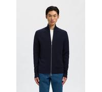 SELETED HOMME Herren SLHDANE LS Knit Structure Full Zip Strickjacke, Sky Captain, Medium