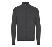 Strickjacke SOLID "Strickjacke SDKayne", Herren, Gr. XXL, grau (gray melange), Obermaterial: 100% Baumwolle CO recyc.., Strickjacken Strickjacke (17209567-XXL) gray melange