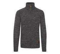 Strickjacke SOLID "Strickjacke SDPomeroy", Herren, Gr. XXL, grau (dunkelgrau), Obermaterial: 100% Baumwolle CO., Strickjacken Strickjacke (83435535-XXL) dunkelgrau