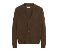 Strickjacke SOLID "Strickjacke SDRick", Herren, Gr. XXL, braun (slate schwarz), Obermaterial: 60% Wolle mw. 40% Nylon NY., Strickjacken Strickjacke (84608118-XXL) slate schwarz