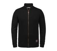 Strickjacke SOLID "Strickjacke SDTristian", Herren, Gr. M, schwarz, Obermaterial: 50% Baumwolle CO. 50% Polyacryl PAN., Strickjacken Strickjacke (59454212-M) schwarz