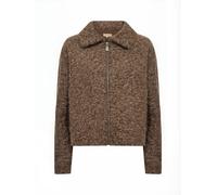 Strickjacke SOYACONCEPT "Soya Concept Cardigan SC-HIRA", Damen, Gr. S, braun (98980 chocolate plum melange), Obermaterial: 100% Polyester - PES, Strickjacken Strickjacke (31628114-S) 98980 chocolate p