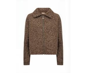 Strickjacke SOYACONCEPT "Soya Concept Cardigan SC-HIRA", Damen, Gr. XL, braun (98980 chocolate plum melange), Obermaterial: 100% Polyester - PES, Strickjacken Strickjacke (31628114-XL) 98980 chocolate