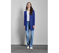 Strickjacke STREET ONE, Damen, Gr. 34, blau (dodger blau), Stoff, 70% Viskose, 30% Nylon, unifarben, normal lang, ohne Ausschnitt, Bündchen, Strickjacken, aus softer Viskose (74040830-34) dodger blau