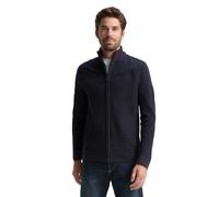 Strickjacke TOM TAILOR, Herren, Gr. XL, sky captain blau, Strick, Obermaterial: 60% Baumwolle, 40% Polyacryl, unifarben, regular fit normal, ohne Ausschnitt, Rippbündchen, Strickjacken, mit Logo Stick