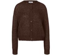 Strickjacke überschnittener Schulter Peter Hahn braun 46