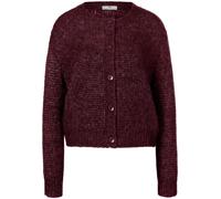 Strickjacke überschnittener Schulter Peter Hahn rot 44