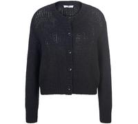 Strickjacke überschnittener Schulter Peter Hahn schwarz 50