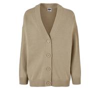 Urban Classics Damen Strickjacke Ladies Big Oversized Cardigan wetsand 3XL