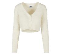 Urban Classics Damen Strickjacke Ladies Cropped Feather Cardigan whitesand 3XL