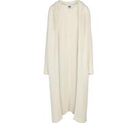 Urban Classics Damen Strickjacke Ladies Hooded Feather Cardigan mit Kapuze Beige Gr. M