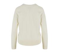 Strickjacke URBAN CLASSICS "Urban Classics Damen Ladies Knitted Cardigan", Damen, Gr. XL, sandweiß, 70% Viskose, 30% Polyamid, unifarben, normal, V-Ausschnitt, Strickjacken Strickjacke (17322510-XL) s