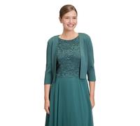 Strickjacke VERA MONT "Damen langarm", Damen, Gr. XXL, grün (schwarz emerald), Strick, Obermaterial: 62% Viskose, 34% Polyamid, 4% Elasthan, figurumspielend normal, Strickjacken Strickjacke, Ärmelschl