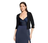 Vera Mont Regular Fit Bolero aus Viskose-Mix in Black, Größe XXL
