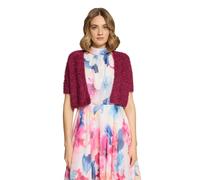 Strickjacke VERA MONT "Damen mit Effektgarn", Damen, Gr. L, schwarz fuchsia, Strick, Obermaterial: 100% Polyester, straight fit, Strickjacken Strickjacke (83392842-L) schwarz fuchsia