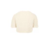Strickjacke VERA MONT "Damen mit Effektgarn", Damen, Gr. S, pearled ivory, Strick, Obermaterial: 100% Polyester, straight fit, Strickjacken Strickjacke (95770917-S) pearled ivory