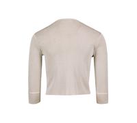 Strickjacke VERA MONT "Damen ohne Verschluss", Damen, Gr. M, beige (silber, beige), Strick, Obermaterial: 80% Viskose, 20% Polyester, figurumspielend normal, Strickjacken Strickjacke, Glitzer (6485705