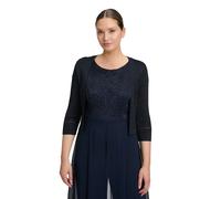 Vera Mont Damen Strickbolero ohne Verschluss Dark Blue/Dark Blue,M