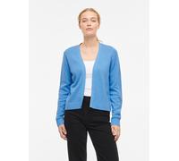 Strickjacke VILA "VILOLLO SHORT L/S KNIT CARDIGAN - NOOS", Damen, Gr. S, all aboard, Strick, Obermaterial: 100% Baumwolle, unifarben, regular fit normal, V-Ausschnitt, Rippstrickbündchen, Strickjacken