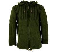 Strickjacke Wolljacke Nepaljacke für Herren, Unisex, warm, Modell 2, S
