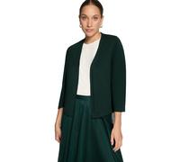 Strickjacke ZERO "Damen mit 3/4 Arm", Damen, Gr. 38, grün forest, Obermaterial: 60% Viskose, 40% Baumwolle, Basic, normal, V-Ausschnitt, Strickjacken Strickjacke, Plain/ ohne Details (13124244-38) grü