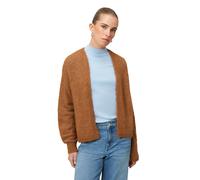 Strickjacke ZERO "Damen offener Style", Damen, Gr. S, camel mouline, Strick, Obermaterial: 49% Polyester, 21% Polyester, 15% Polyamid, 8% Polyacryl, 5% Wolle, 2% Elasthan, aufgeraut, figurumspielend n