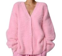 Strickjacken für Damen Grobstrickjacke Oversize Grobe Strickjacke Elegant Knit Grobstrick Cardigan Strickcardigan Frauen Feinstrick Feinstrick Cardigan Women Strickmantel Kuschel Strickjacke Damen