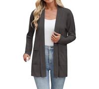 Strickjacken für Damen, weiße Steppweste Damen, Strickmantel, Casual Style, damenshirts für Frauen, Cardigan grün, Hijab Kleid, Women's Cardigans, blusenkleid, weiße, Rock