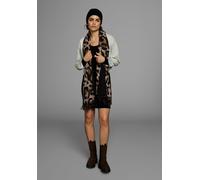 Strickkleid AJC, Damen, Gr. 48, N-Gr, schwarz (schwarz (strickleid aus nachhaltigem material)), Feinstrick, Obermaterial: 70% Viskose, 30% Polyamid, unifarben, Basic, figurbetont kurz, Rundhals, Kleid