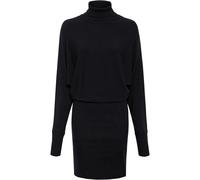 Strickkleid BONPRIX, Damen, Gr. 40/42 (M), N-Gr, schwarz, Obermaterial: 50% Viskose, 26% Polyamid, 24% Polyester, schmal, Kleider Strickkleid, mit Rollkragen, aus Viskose, Polyamid und Polyester (5997