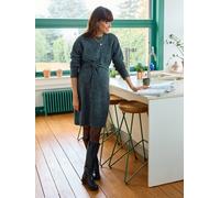 Strickkleid aus Wollmix für Schwangerschaft grau Gr. 44/46 von Vertbaudet