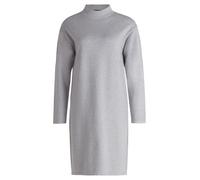 Strickkleid BETTY BARCLAY "Damen mit Stehkragen", Damen, Gr. 44, Normalgrößen, grau (light silber melange), Strick, Obermaterial: 55% Viskose, 30% Polyester, 15% Polyamid., figurumspielend lang, Kleid