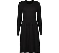 Strickkleid BLUE SEVEN "Blue Seven Strickkleid", Damen, Gr. 40, schwarz (9990, schwarz), 82% Viskose, 18% Polyamid, normal, Rundhals, Kleider Strickkleid (89706364-40)