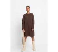 Strickkleid BONPRIX, Damen, Gr. 36/38 (S), N-Gr, braun, Obermaterial: 100% Polyacryl, loose fit, Kleider Strickkleid, aus Polyacryl, lockere Passform, knielang, mit Rundhalsausschnitt (94270335-36) br
