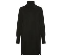 Strickkleid BOSS ORANGE "Feringatessa Premium Damenmode", Damen, Gr. S (36), N-Gr, schwarz 001, Strick, Obermaterial: 60% Schurwolle, 40% Polyacryl, unifarben, kniefrei, Rippstrickbündchen, Kleider St