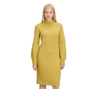 Strickkleid CARTOON "Damen mit Stehkragen", Damen, Gr. 44, Normalgrößen, gold (burnished gold), Obermaterial: 60% Polyacryl, 30% Polyamid, 8% Wolle, 2% Elasthan, relaxed fit lang, Kleider Strickkleid