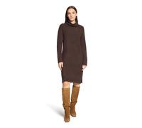 Strickkleid CARTOON "Damen mit Turtle Neck", Damen, Gr. 40, Normalgrößen, braun, Obermaterial: 60% Polyacryl, 30% Polyamid, 8% Wolle, 2% Elasthan, relaxed fit lang, Rundhals, Kleider Strickkleid (8467