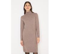 Cecil Damen Kuscheliges Rollkragenkleid Chocolate Mousse Melange Größe L