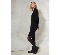 Strickkleid CECIL, Damen, Gr. M40, US-Größen, schwarz, Stoff, 50% Viskose, 28% Polyester, 22% Nylon, unifarben, normal kniefrei, Rundhals, Bündchen, Kleider Strickkleid, soft und trageangenehm (692732