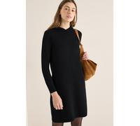 Strickkleid CECIL, Damen, Gr. XXL (46), N-Gr, schwarz, Strick, Obermaterial: 42% Baumwolle, 42% Polyacryl, 16% metallisierte Fasern, unifarben, bequem kniefrei, Rundhals, Bündchen, Kleider Strickkleid