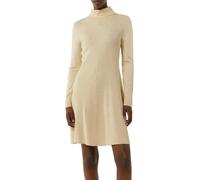 Strickkleid COMMA Gr. 46, N-Gr, beige Damen Kleider (64960352-46) beige