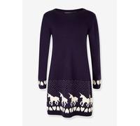 Strickkleid Einhörner Happy Girls Mädchen blau Gr. 98