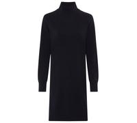 Strickkleid GANT "SUPERFINE LAMBSWOOL KNIT", Damen, Gr. XL, N-Gr, evening blau, Strick, Obermaterial: 100% Wolle, ca. Mitte Knie, Rippbündchen, Kleider Strickkleid, Winterkleid, relaxed fit, Rollkrage