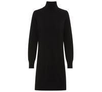 Strickkleid GANT "SUPERFINE LAMBSWOOL KNIT", Damen, Gr. XXL, N-Gr, schwarz, Strick, Obermaterial: 100% Wolle, ca. Mitte Knie, Rippbündchen, Kleider, Winterkleid, relaxed fit, Rollkragen, aus reiner Wo