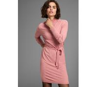 Strickkleid LAURA SCOTT, Damen, Gr. 34, N-Gr, rosa (rose, melange), Strick, Obermaterial: 50% Viskose, 26% Polyamid, 24% Polyester, unifarben, Basic, oversize mini, hoch geschlossener Ausschnitt, Klei