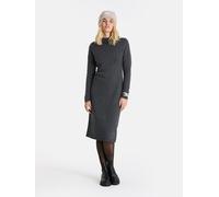 Strickkleid LIEBLINGSSTÜCK "LillemorL", Damen, Gr. 34, N-Gr, anthrazit, Strick, Obermaterial: 47% Wolle, 38% Viskose, 10% Polyamid, 5% Kaschmir, clean, unifarben, kniebedeckend, hoch geschlossener Aus