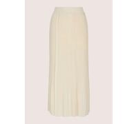 Strickkleid MADELEINE "Plissee-Rock Midi-Strickrock mit elastischem Bund, Plissee", Damen, Gr. 36, N-Gr, weiß (perlweiß), Obermaterial: 75% Viskose CV. 25% Polyester PES., Kleider Strickkleid (1954370