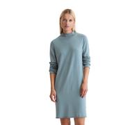 Strickkleid MARC O'POLO "aus edlem Schurwolle-Viskose-Mix", Damen, Gr. 34, Normalgrößen, slate blau, Obermaterial: 37% Polyamid, 34% Schurwolle, 25% Viskose, 4% Elasthan, unifarben, regular fit kniela