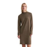 Strickkleid MARC O'POLO "aus edlem Schurwolle-Viskose-Mix", Damen, Gr. 40, Normalgrößen, shaded braun melange, Obermaterial: 37% Polyamid, 34% Schurwolle, 25% Viskose, 4% Elasthan, unifarben, regular